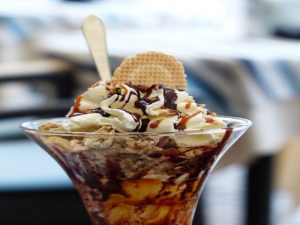 Ice Cream Fountain Sundae