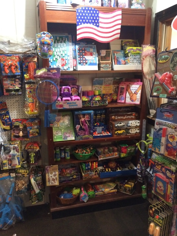 Tall Pines Camp Store Toy Department