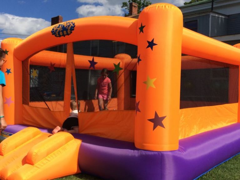 Tall Pines Campground Activities Program has a bounce house for rent